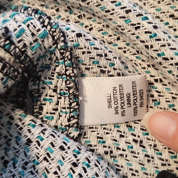 Banana Republic Black and White Textured Dress - Picture 4 of 7